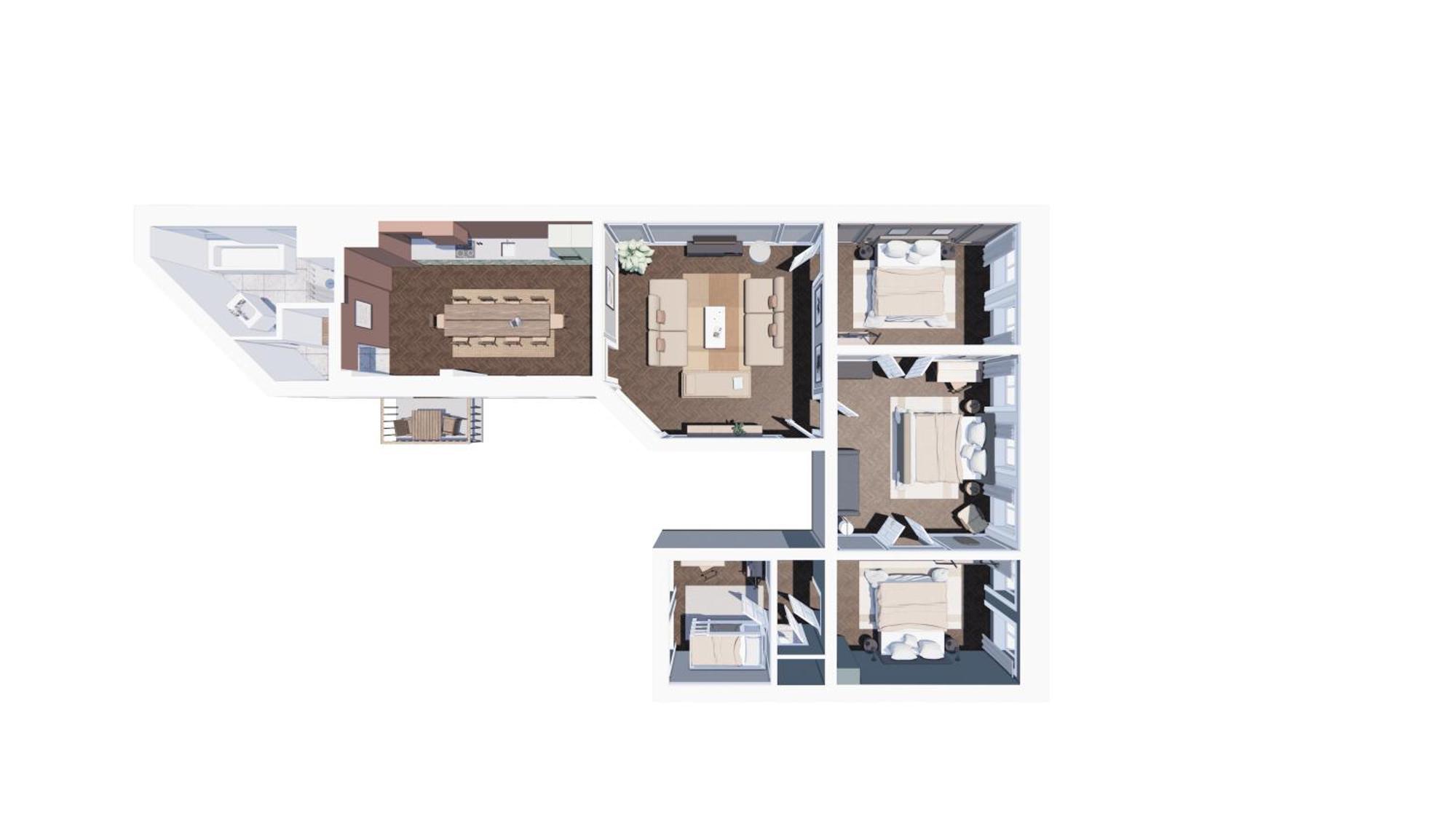 220Sqm Designer Apt - Copenhagen City Center - Private Balcony ภายนอก รูปภาพ