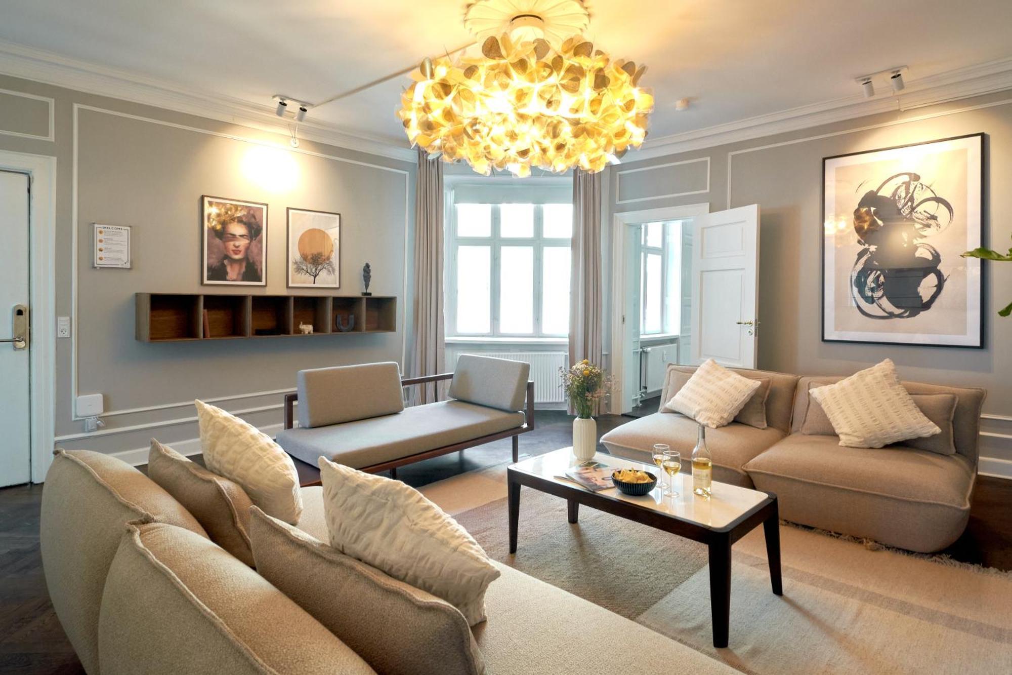 220Sqm Designer Apt - Copenhagen City Center - Private Balcony ภายนอก รูปภาพ