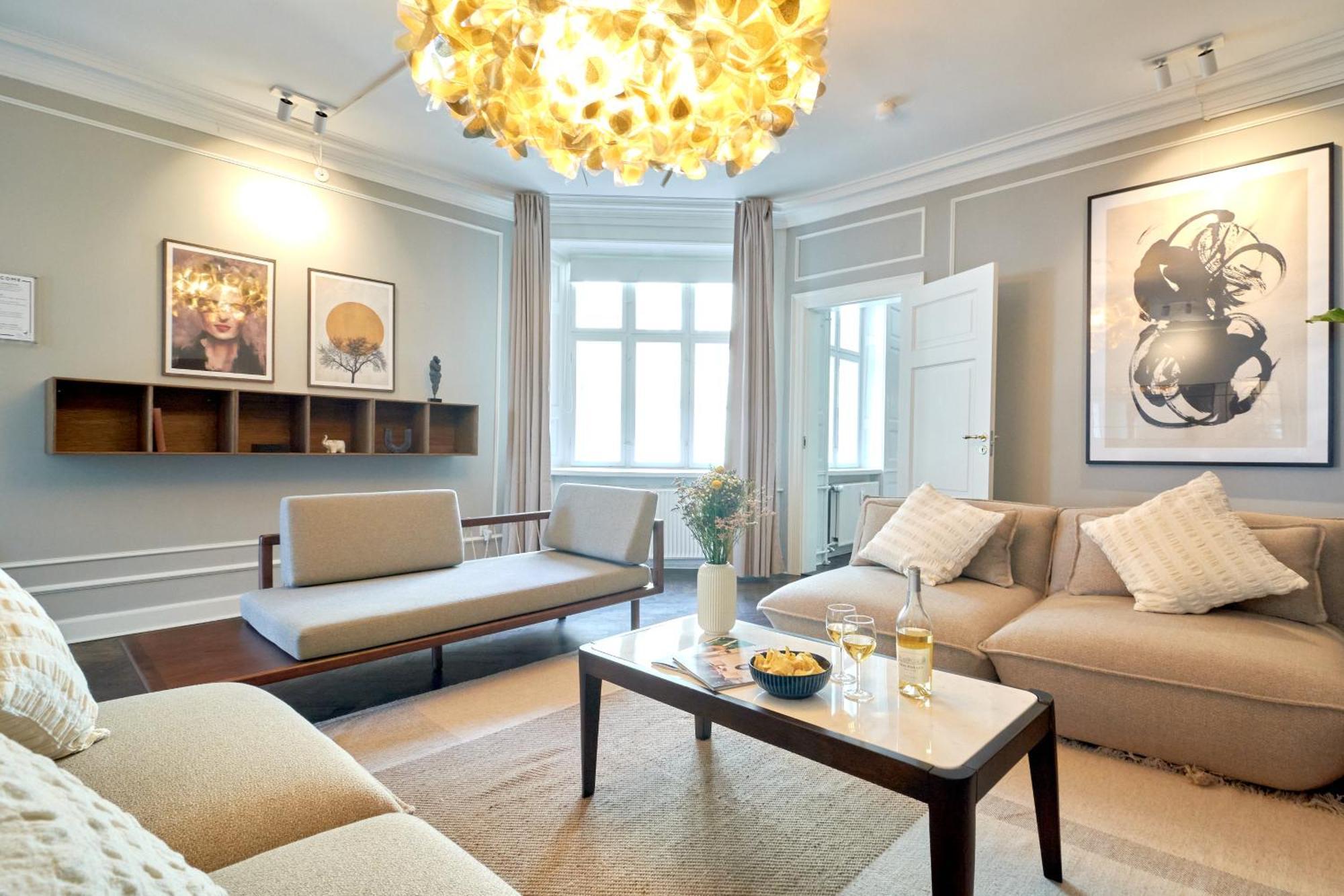 220Sqm Designer Apt - Copenhagen City Center - Private Balcony ภายนอก รูปภาพ
